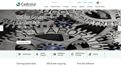 Desktop Screenshot of cadcorp.com